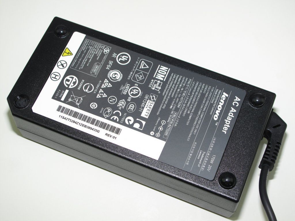 Genuine Lenovo 170W 20V AC Power Adapter OEM Charger ThinkPad W520 W530 0A36227